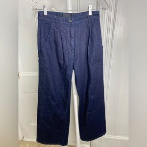 Nili Lotan Indigo Denim Trousers